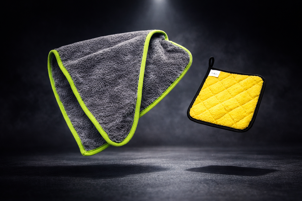Premium Microfiber Car Drying Towel – Ultra Absorbent Large Car Wash Towel with FREE Mini Microfiber Cloth