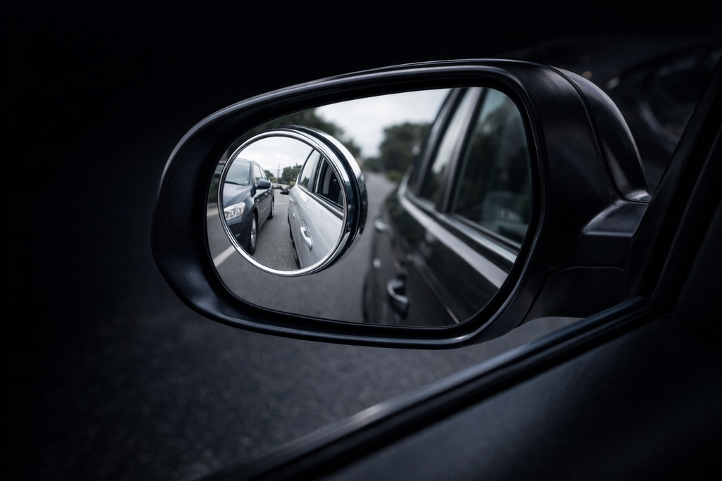 HD Convex Blind Spot Mirror – Universal Car Side Mirror Safety Accessory