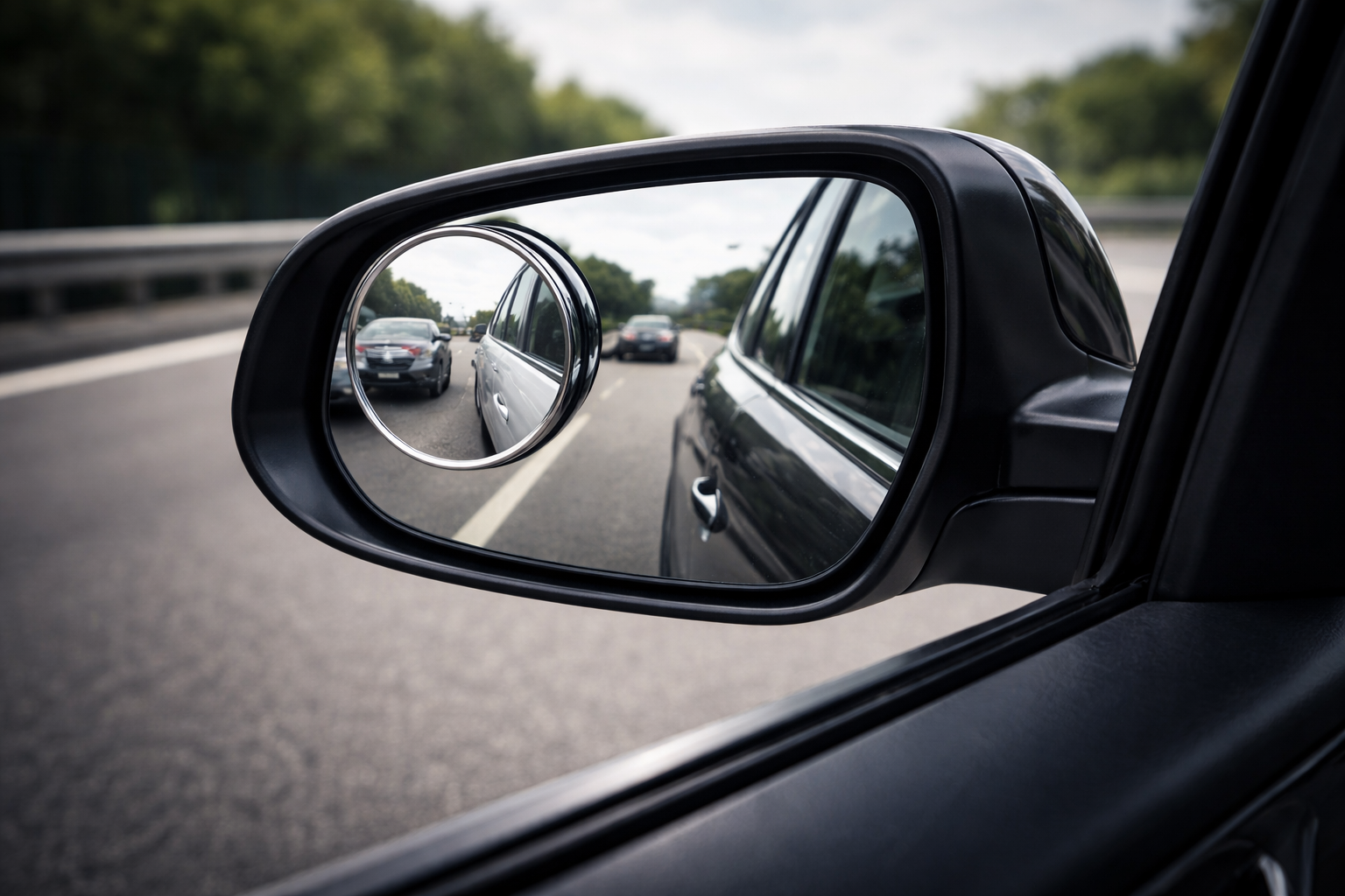 HD Convex Blind Spot Mirror – Universal Car Side Mirror Safety Accessory