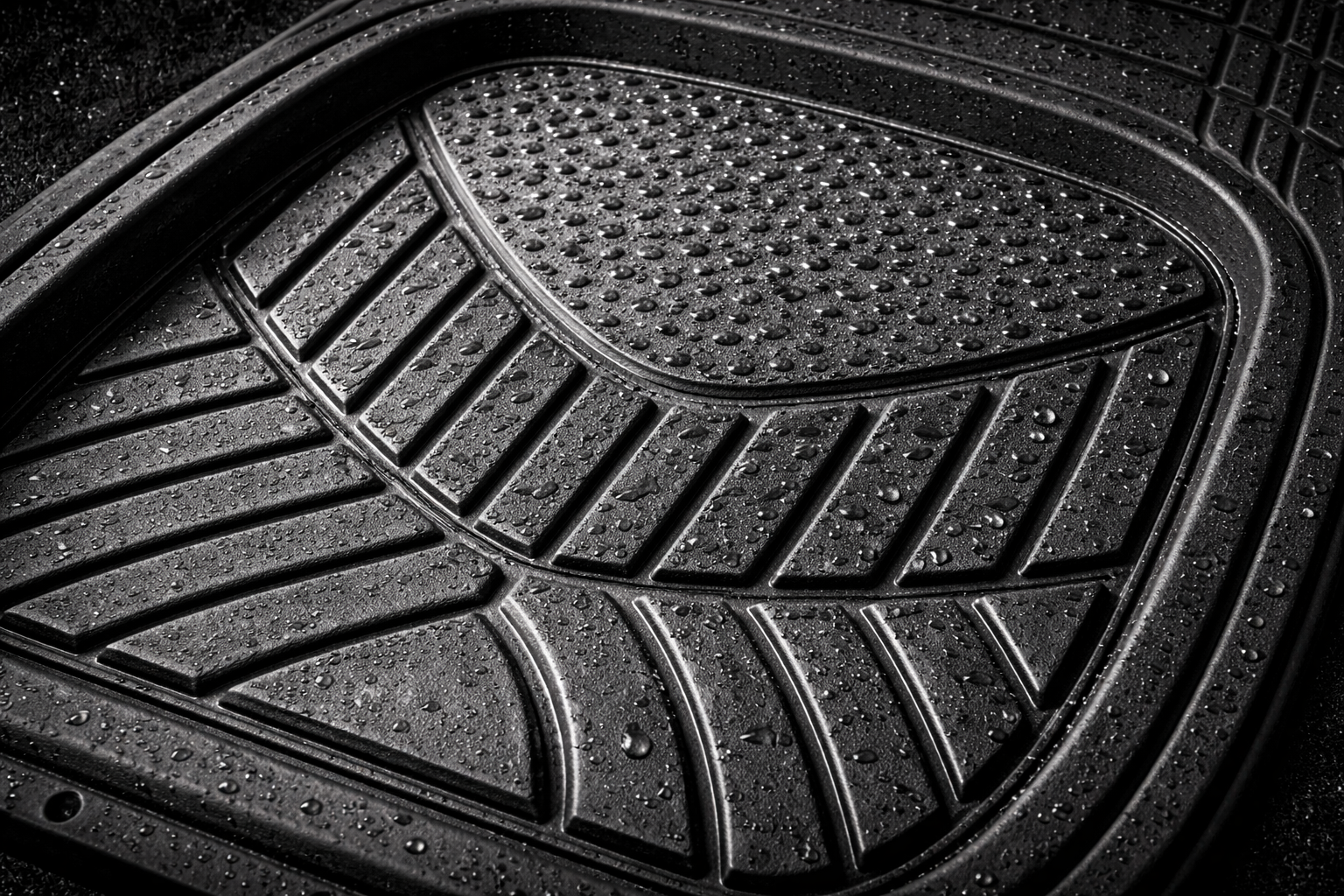Universal Premium Rubber Car Floor Mats Set (5 Pcs) – Anti-Slip, Waterproof, All-Weather Interior Protection