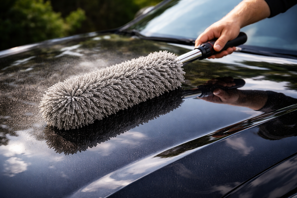 Premium Microfiber Car Duster – Scratch-Free Dust Cleaner Brush