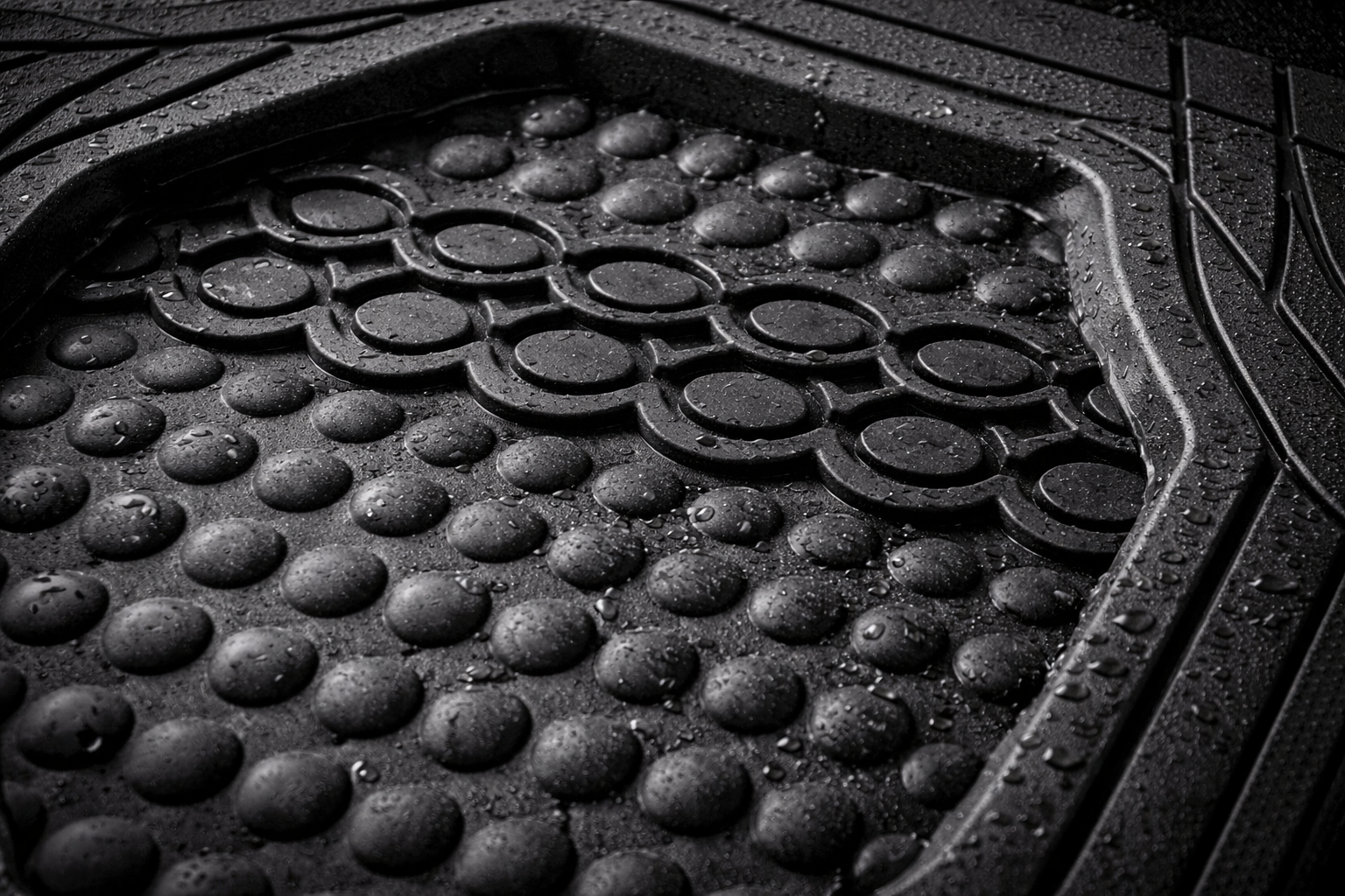 Universal Fit Premium Rubber Car Floor Mats Set (5 Pcs) – Waterproof Anti-Slip
