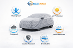 Premium Waterproof Car Cover for Hyundai Tucson (2021–2024) – Double Coated PVC with Soft Cotton Inner