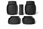Universal Premium Rubber Car Floor Mats Set (5 Pcs) – Anti-Slip, Waterproof, All-Weather Interior Protection