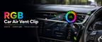 RGB Car Air Vent Clip M8 – Musical Life Car Air Freshener with Colorful LED Lights