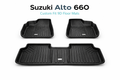 TPR 9D Car Floor Mats for Suzuki Alto 660 – Waterproof, Anti-Slip, Full Coverage Custom Fit Mat