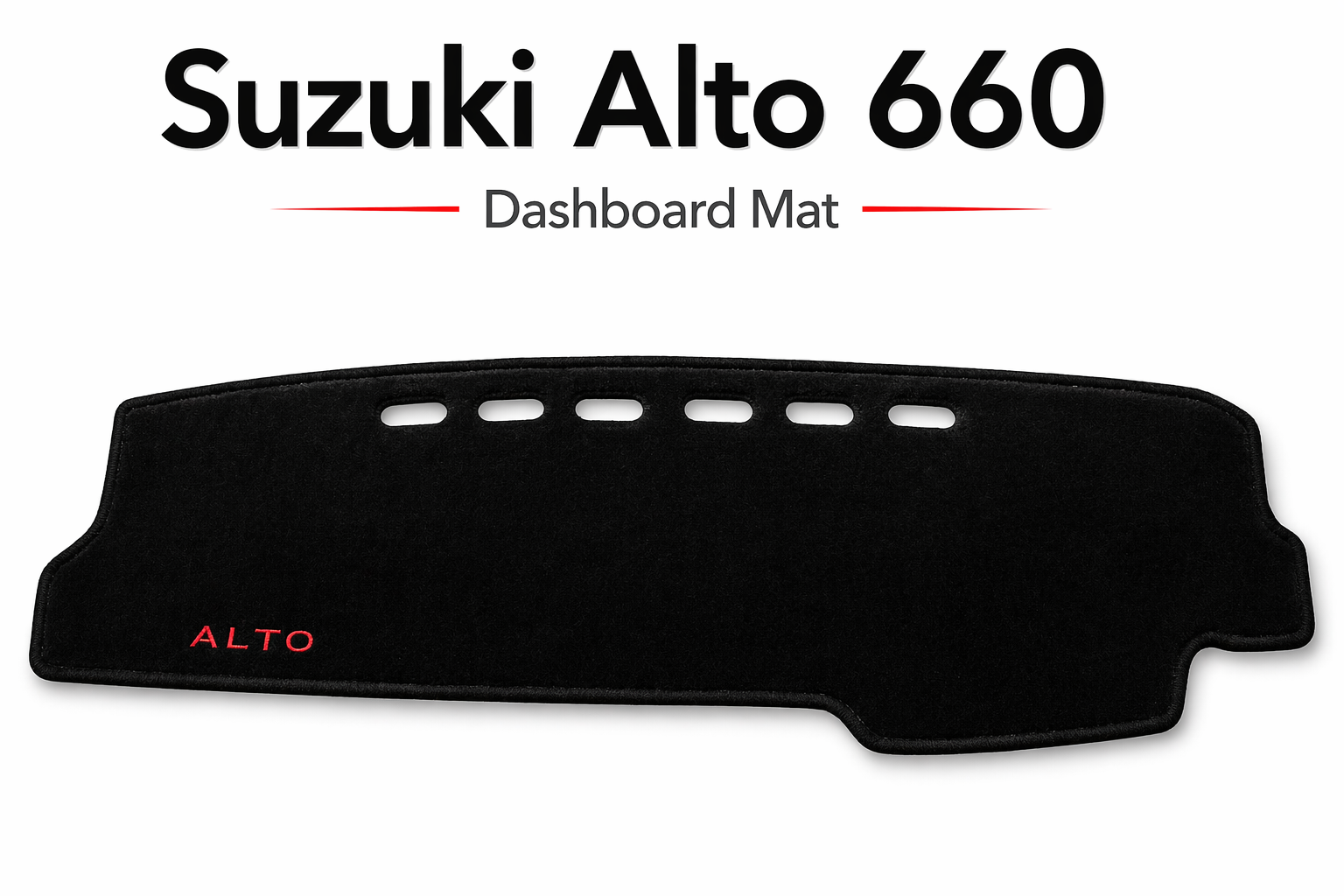 Premium Dashboard Mat for Suzuki Alto 660 – Anti-Slip Velvet Dashboard Cover, Heat Protection & Anti-Glare