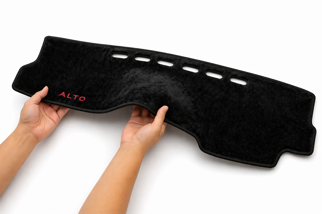 Premium Dashboard Mat for Suzuki Alto 660 – Anti-Slip Velvet Dashboard Cover, Heat Protection & Anti-Glare