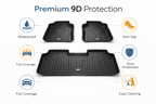 TPR 9D Car Floor Mats for Honda Civic 2018–2022 – Waterproof, Anti-Slip, Full Coverage Custom Fit Mats