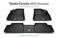 TPR 9D Car Floor Mats for Toyota Corolla 2015 Onward – Waterproof, Anti-Slip, Full Coverage Custom Fit Mats