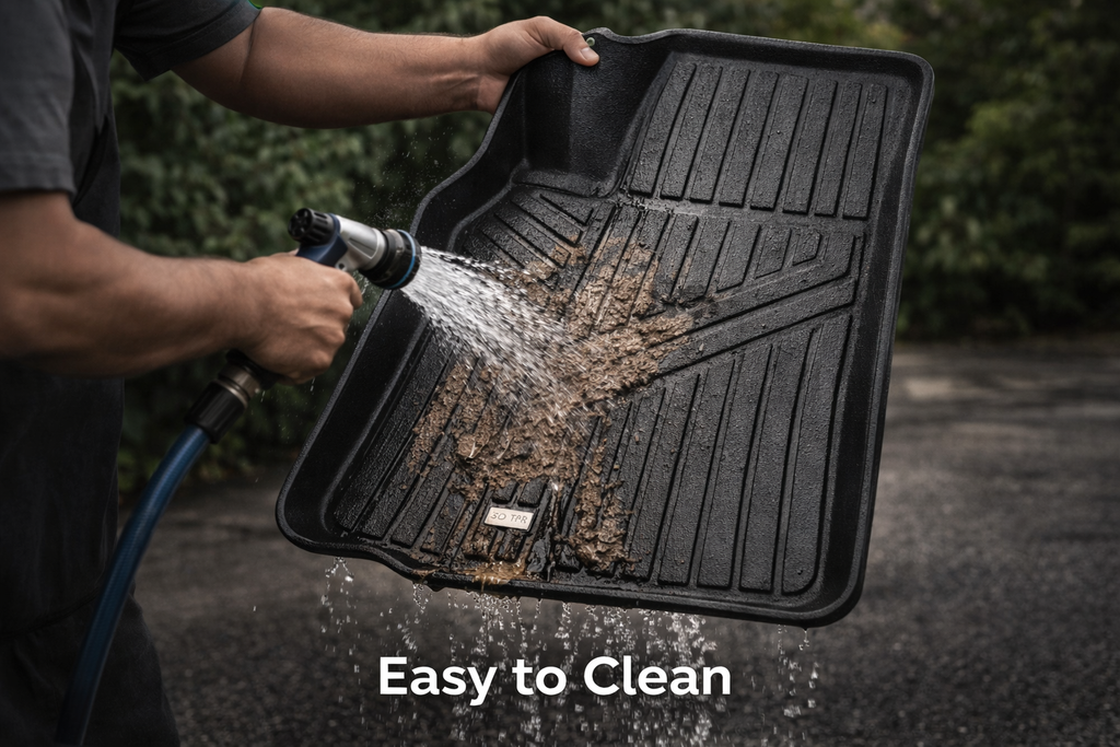 TPR 9D Car Floor Mats for Toyota Corolla 2015 Onward – Waterproof, Anti-Slip, Full Coverage Custom Fit Mats