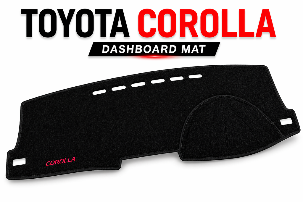 Premium Dashboard Mat for Toyota Corolla 2008–2013 – Anti-Slip Velvet Dashboard Cover, Heat Protection & Anti-Glare