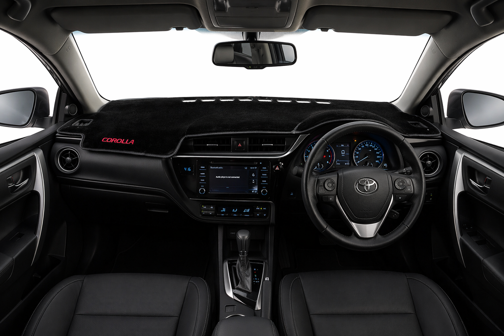 Premium Dashboard Mat for Toyota Corolla 2015–2021 – Anti-Slip Velvet Dashboard Cover, Heat Protection & Anti-Glare
