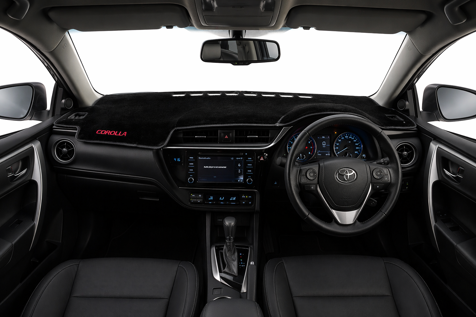Premium Dashboard Mat for Toyota Corolla 2015–2021 – Anti-Slip Velvet Dashboard Cover, Heat Protection & Anti-Glare