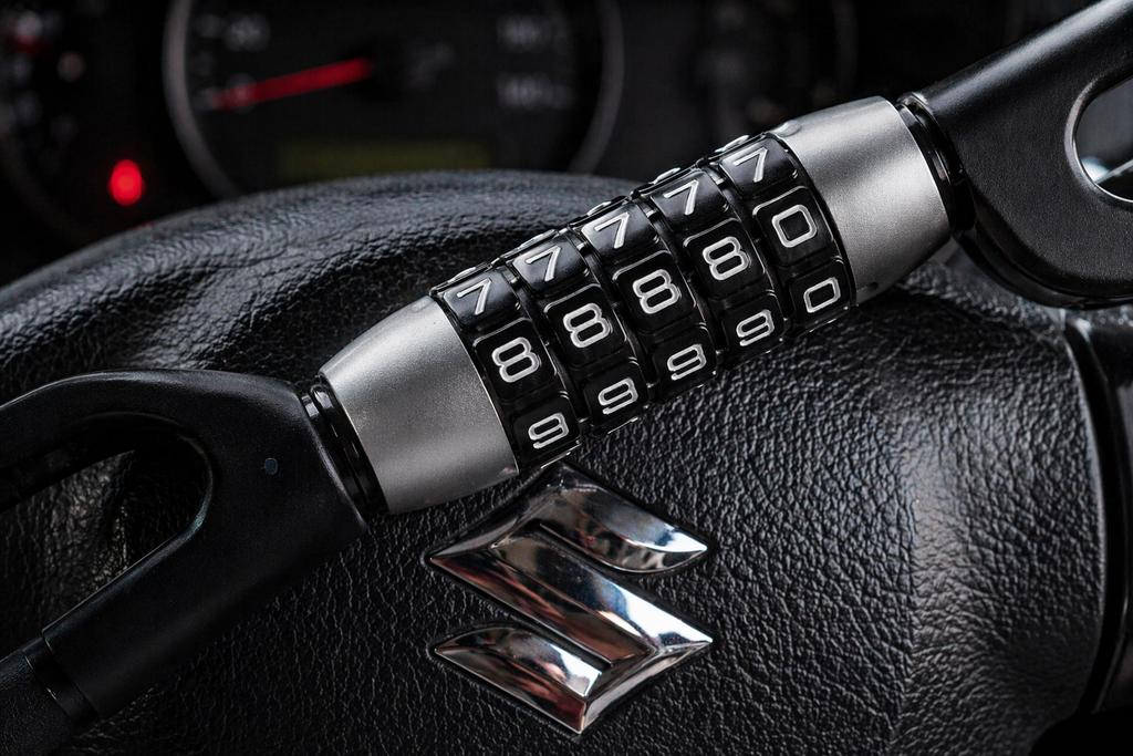 Premium Car Steering Wheel Lock – Password Combination Anti-Theft Lock