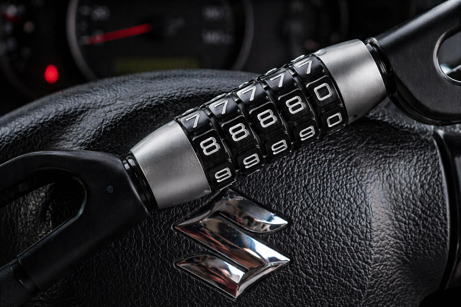 Premium Car Steering Wheel Lock – Password Combination Anti-Theft Lock