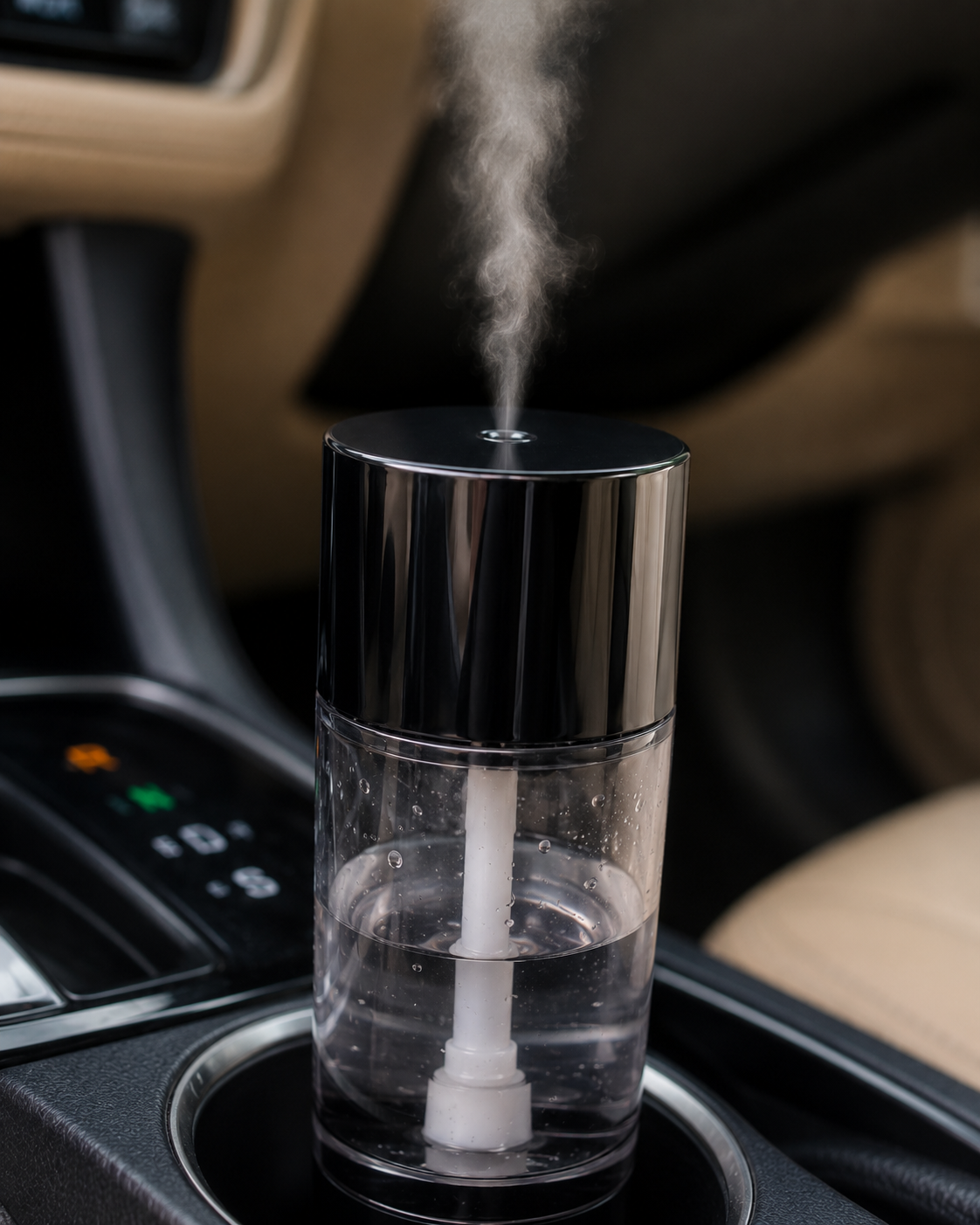 Mini Car Humidifier – Portable Aroma Diffuser with Soft Mist for Car Interior