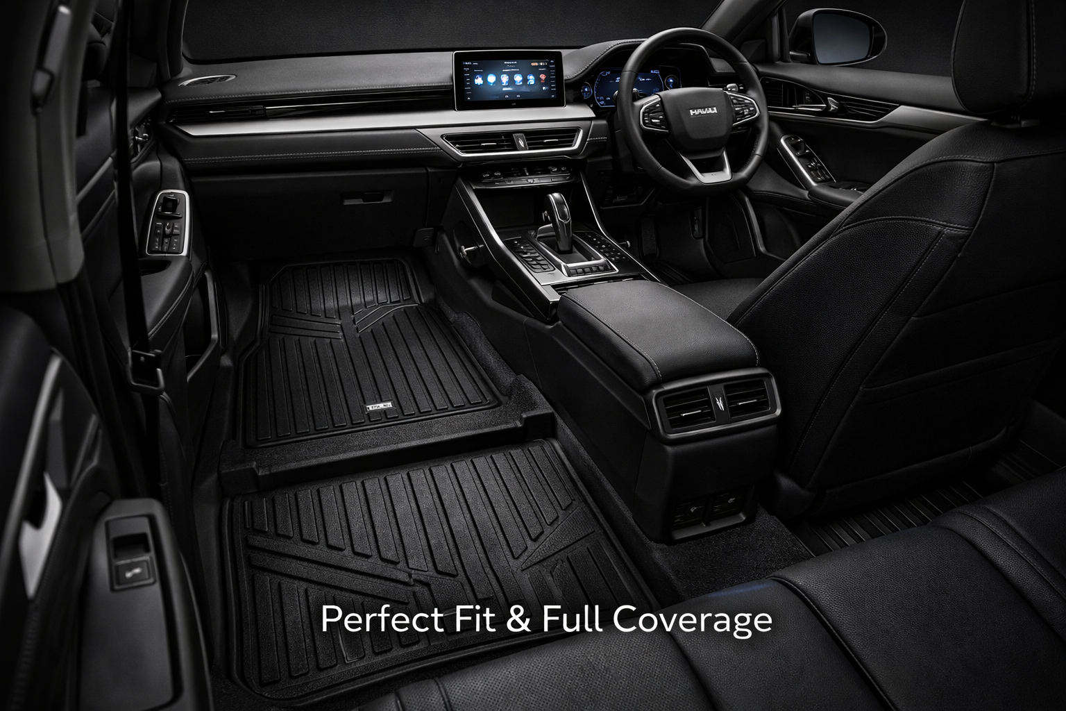 TPR 9D Car Floor Mats for HAVAL (All)  – Waterproof, Anti-Slip, Full Coverage Custom Fit SUV Mats (Pakistan Version)