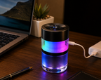 Smart Auto Spray Aroma Diffuser with RGB Ambient Light – USB Rechargeable Car Air Freshener