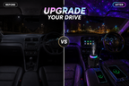 5-in-1 Smart Car Charger with Starlight Projector & Aroma Diffuser – PD 30W Fast Charging, Retractable Cables, Type-C & iPhone Compatible