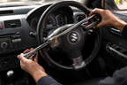 Heavy Duty Car Steering Wheel Lock – Anti-Theft Security Lock with Keys, Universal Fit for All Cars