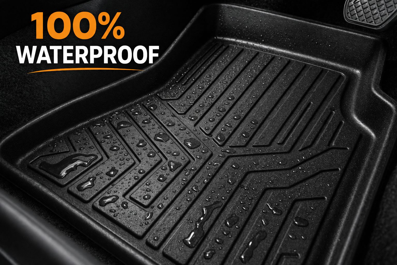 TPR 9D Car Floor Mats for Toyota Raize – Waterproof, Anti-Slip, Full Coverage Custom Fit Mats