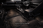 TPR 9D Car Floor Mats for Toyota Revo (Hilux) – Waterproof, Anti-Slip, Full Coverage Heavy-Duty Custom Fit Mats