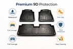 TPR 9D Car Floor Mats for Toyota Revo (Hilux) – Waterproof, Anti-Slip, Full Coverage Heavy-Duty Custom Fit Mats