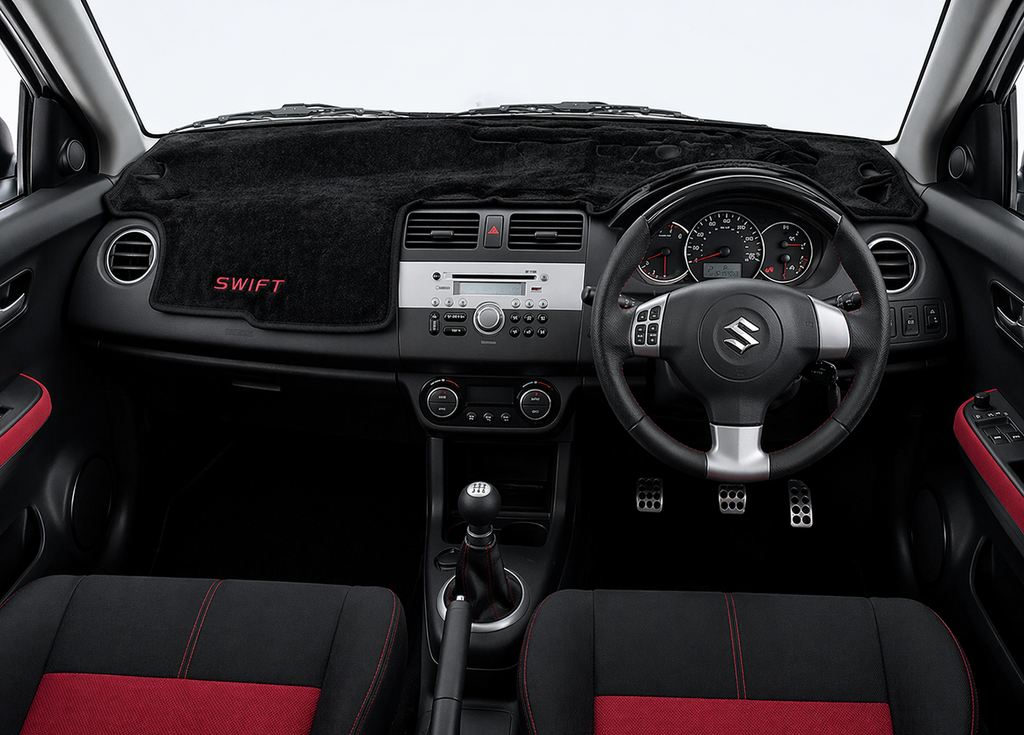 Premium Dashboard Mat for Suzuki Swift 2010–2017 – Anti-Slip Velvet Dashboard Cover, Heat Protection & Anti-Glare
