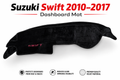 Premium Dashboard Mat for Suzuki Swift 2010–2017 – Anti-Slip Velvet Dashboard Cover, Heat Protection & Anti-Glare