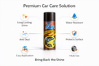 Tyre & Dashboard Wax Spray – Instant Shine, Water Resistant, Anti-Dust Polish for Tyres, Dashboard & Interior